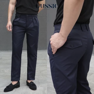 [NEW] GUSSIC- Milano Pleated Pants กางเกงขากระบอกเล็ก จีบคู่ ดีเทลฝากระเป๋าหลัง
