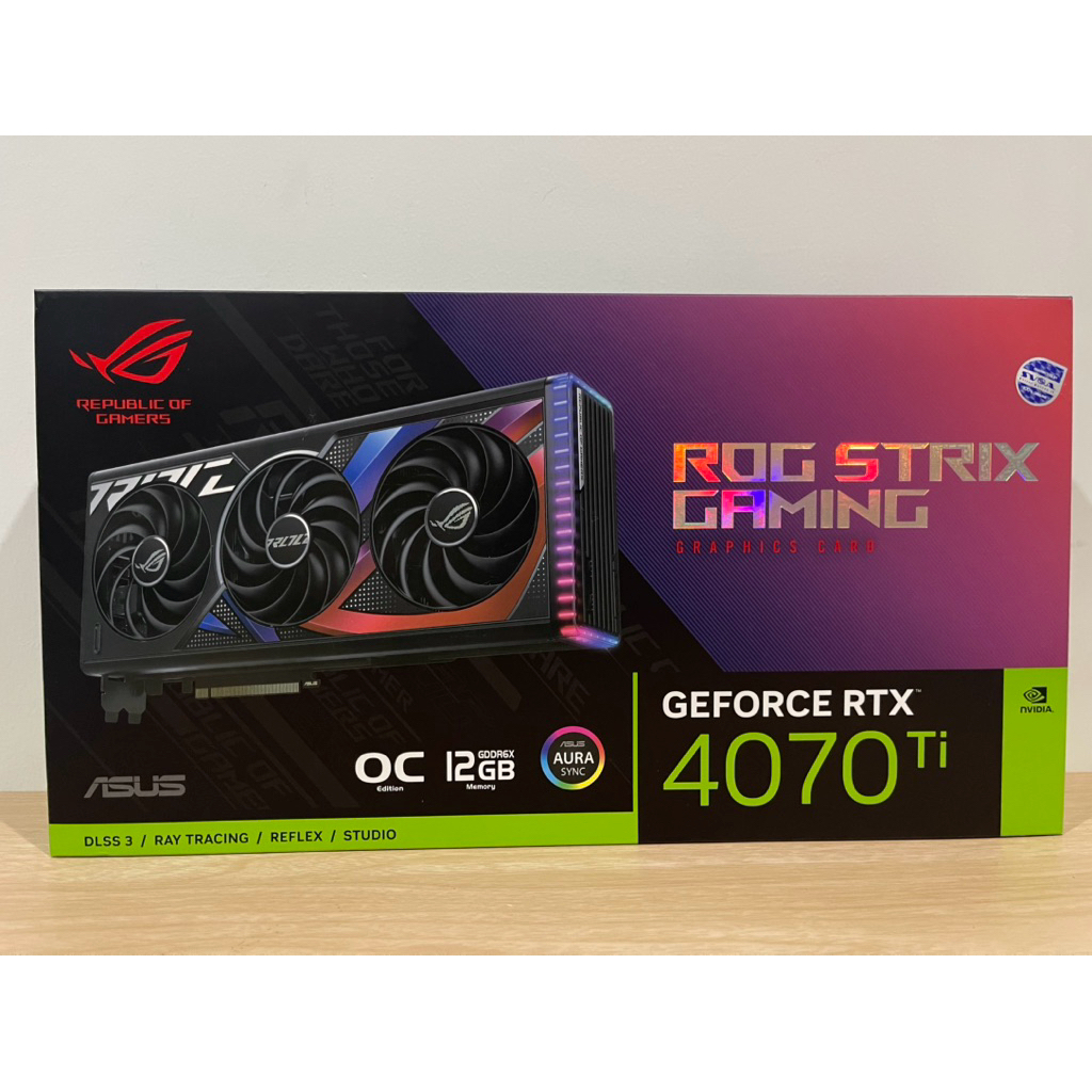 VGA (การ์ดแสดงผล) ASUS ROG STRIX GEFORCE RTX 4070TI 12GB GDDR6X OC EDITION (มือสอง) ประกันศูนย์ไทย