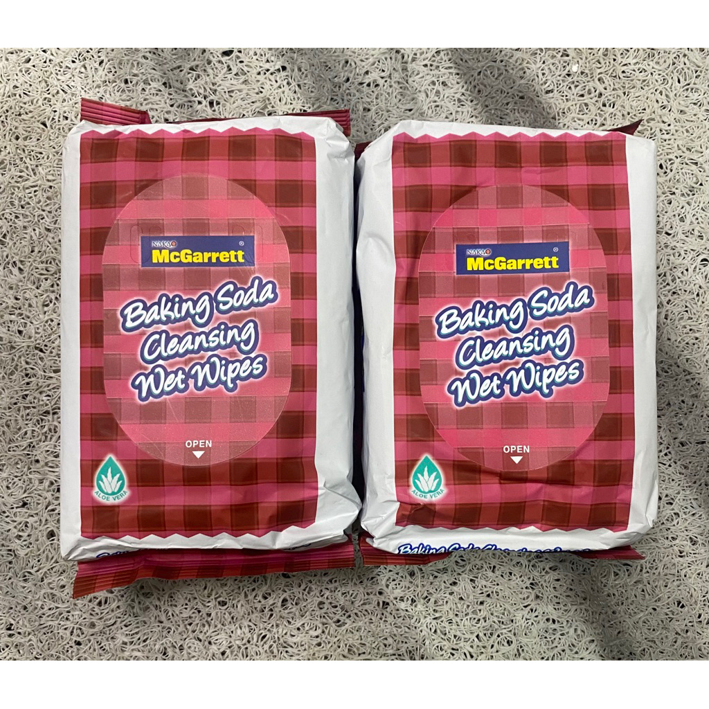 Mcgarrett Baking Soda Cleansing Wipe ผ้าเช็ดทำความสะอาด ทิชชู่เปียกเบกกิ้งโซดา Baking Soda Clensing 