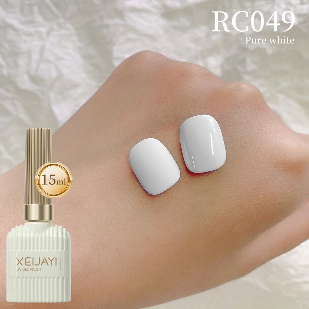 สีเจล สีขาว แบรนด์ XELJAYI ขนาด 15ml. สินค้าพร้อมส่งในไทย