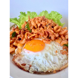น้ำพริกหมูกระจก 🌶️ น้ำพริกแคปหมู 200 กรัม🍃 อร่อย กรอบ เคี้ยวเพลิน น้ำพริกตั้งโต๊ะ BY ตั้งต้น