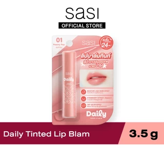 [ใหม่] sasi เดลี่ ทินท์เต็ด ลิป บาล์ม Daily Tinted Lip Balm 3.5g