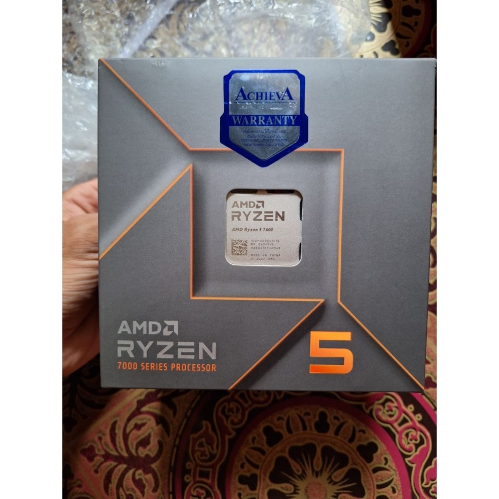 CPU AMD Ryzen r5 7600 6c/12t  ประกัน 12/2027 / r7 9700x 8c/16t  ประกัน 8/1/2028