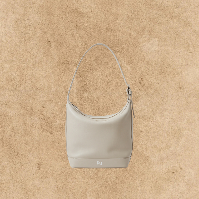 【oat milk】Rally Movement - Hannam the bag กระเป๋าสะพาย หนังวัวแท้ หนังนิ่มมากๆ Shoulder Bag