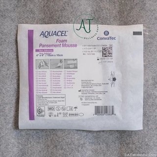 Aquacel Foam Non-Adhesive แผ่นโฟมไฮโดรไฟเบอร์ ชนิดไม่มีกาว (ราคาต่อ 1 แผ่น)(Price per 1 sheet)