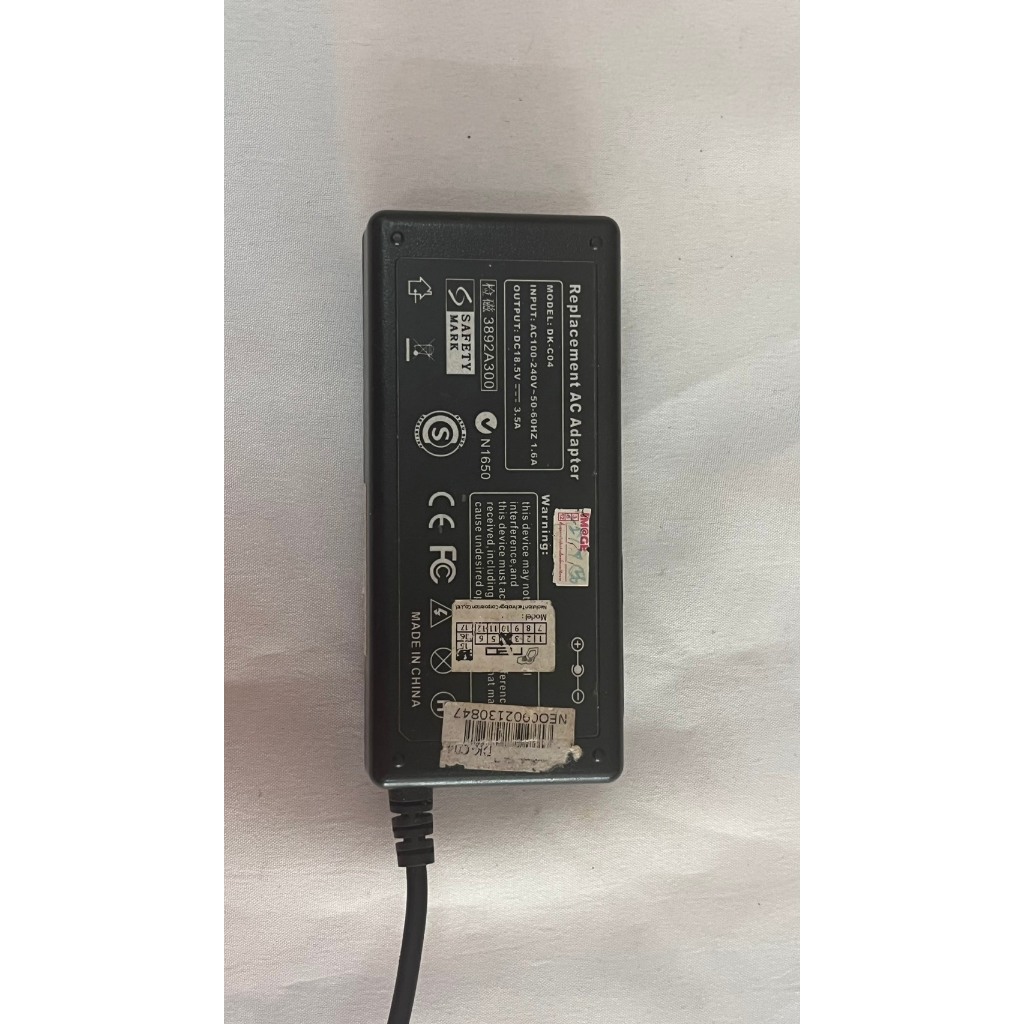 AD NB HP (7.4*5 Omm) 18.5V (65W) 3.5A OEM *2H