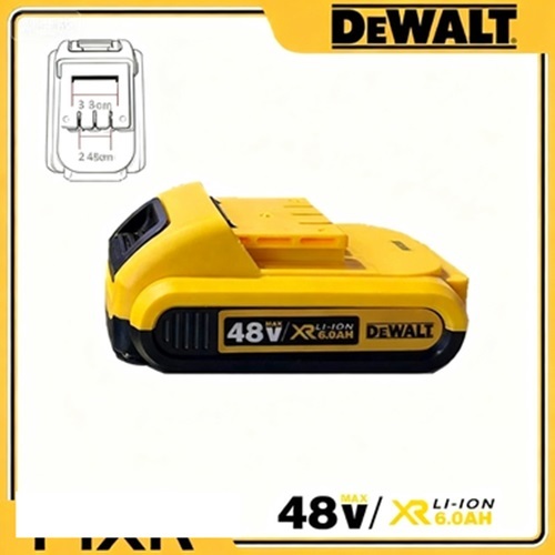 แบตเตอรี่ลิเธียมไอออน แบตเตอรี่ 21V Lithium-ion Battery สายชาร์จ เหมาะสำหรับ สว่านไร้สาย