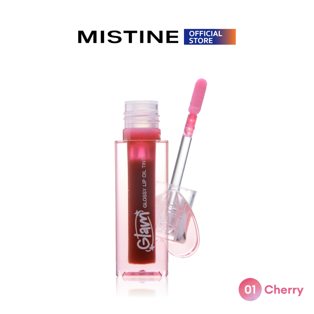 MISTINE زيت شفاه ملون Glam Glossy ‏3 غ — صورة 2