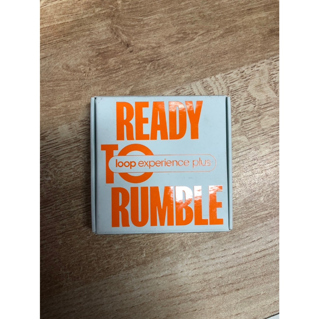 Loop Experience Plus Earplugs - READY TO RUMBLE - Black New Open Box