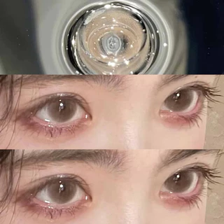 【ซื้อครบ฿120แถมน้ำยาล้าง60ML1ขวด】 MIDROO คอนแทคเลนส์ 0.00-4.00 ไร้ขอบ ขยายรูม่านตา Bunny Brown/Pink/Blue-14.5mm รายเดือน