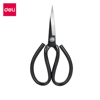 Deli กรรไกรหุ้มยาง 8 นิ้ว กรรไกรจีน กรรไกรอเนกประสงค์ ด้ามจั…