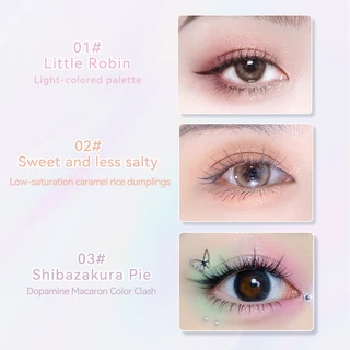 6542 (ใหม่/แท้) NOVO พาเลทอายแชโดว์ 12สี เนื้อใยไหม ประกายชิมเมอร์ กลิตเตอร์ สีสวย Eye Shadow Palette