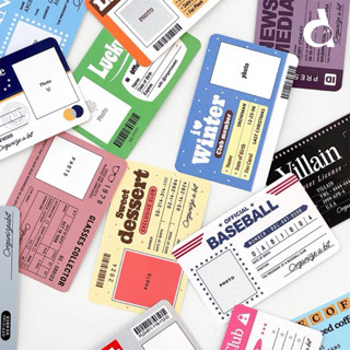 💥จัดส่งไว💥(SN-09)การ์ดนามบัตรประจำตัวสะสมตกแต่งไดอารี