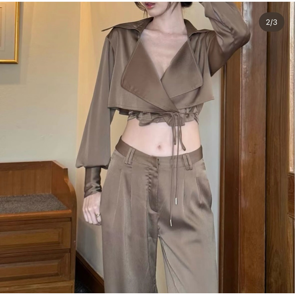 แบรนด์ : tc.store กางเกงสีน้ำตาล Size : s รูปสุดท้าย สภาพ : new in pack ส่งต่อ : 420 รส(790)