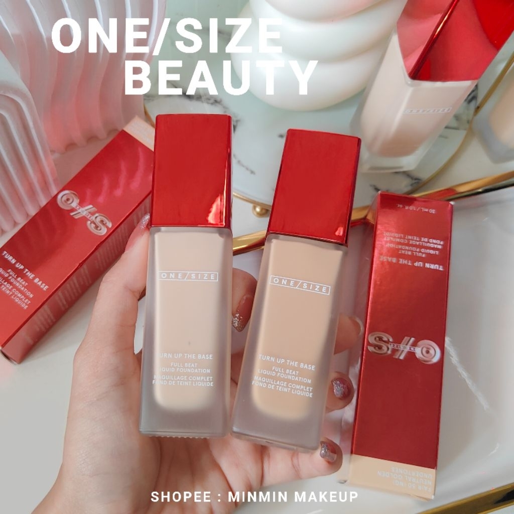 [[ลด100เก็บโค้ดในไลฟ์]]แท้💯แบ่งขายรองพื้นONE/SIZE BEAUTY FOUNDATIONแบ่งขายสำหรับทดลอง รองพื้นสูตรคุมมัน รองพื้นปกปิดแน่น