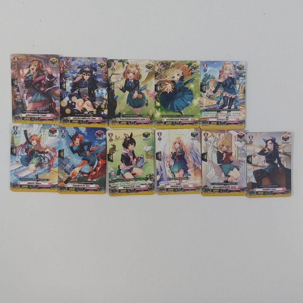 Vg D-LBT ทริกเกอร์ สีชมพู คริ/ฮิล/ฟร้อน/ดรอว์ crit/heal/front/draw แยกใบ/ยกเซ็ต Vanguard D แวนการ์ด ดี ภาษาไทย สีชมพู