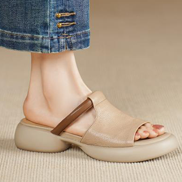 Kelinmi รองเท้าแตะผู้หญิงพื้นนุ่มใส่สบายระบายอากาศได้ดีแบบใหม่ - รูปที่ 2