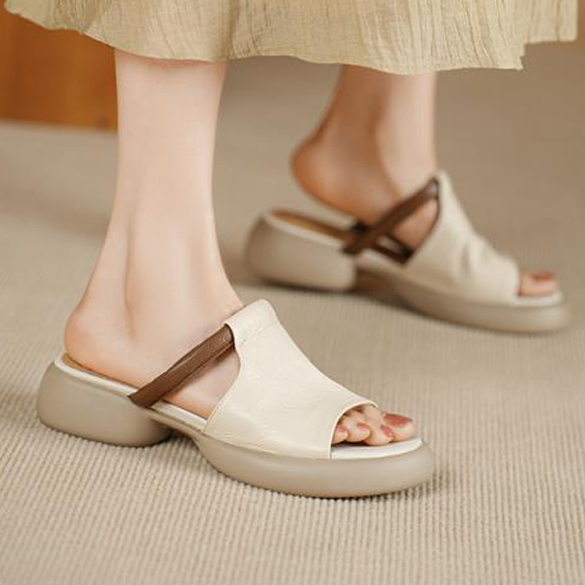 Kelinmi รองเท้าแตะผู้หญิงพื้นนุ่มใส่สบายระบายอากาศได้ดีแบบใหม่ - รูปที่ 4