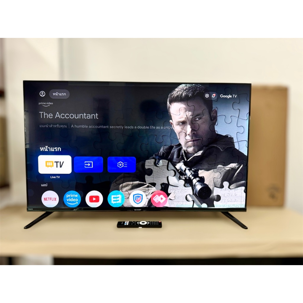 ทีวีหนึ่ง 43 นิ้ว SHARP รุ่น 2T-C43GH3000X