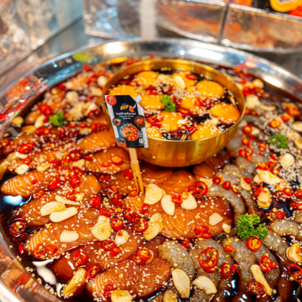 มีฮาลาล ซอสดองเกาหลีแท้ 400กรัม ซอสดอง ซอสดองสไตล์เกาหลี Purefoods Korean Sauce ดองกุ้ง ปู แซลมอน - รูปที่ 2