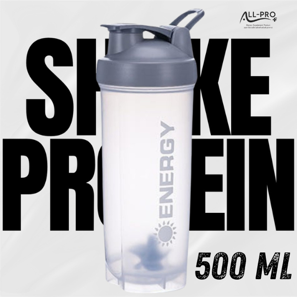 แก้วเช็ค เขย่าโปรตีน ขนาด 500 ML.พกพาสะดวก พร้อมส่ง