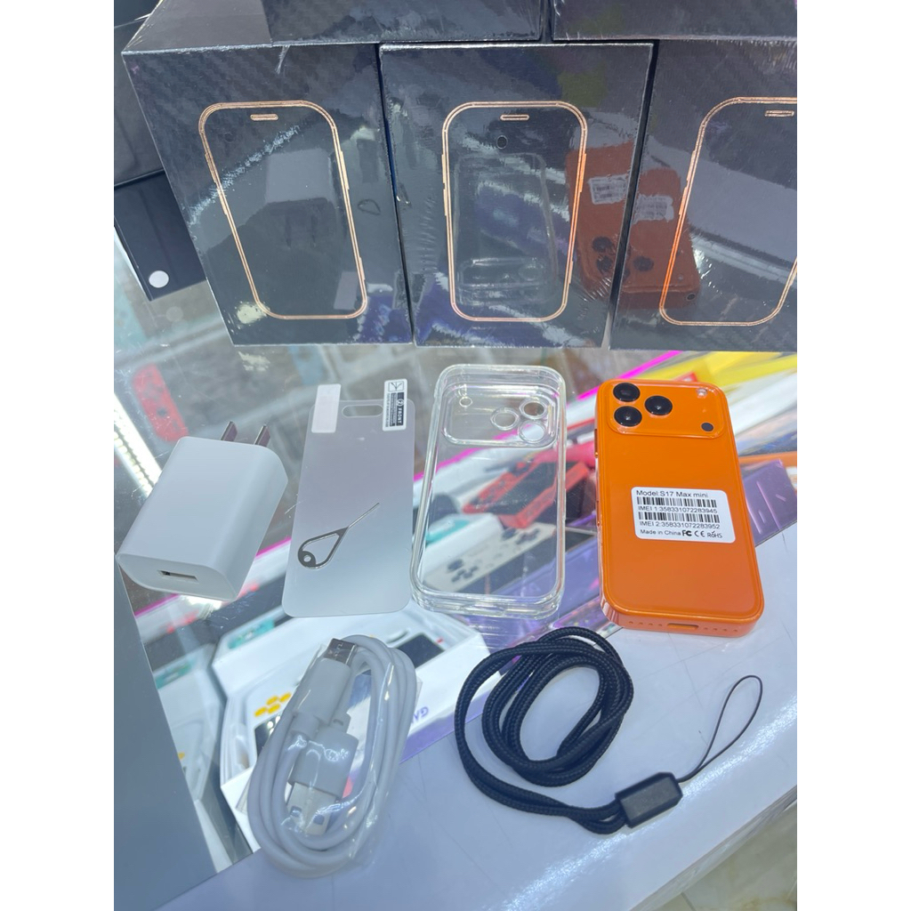 มือถือจิ๋วรุ่นฮิต S17 Max Mini ขนาดจอ 3.75“ มีปุ่มชัตเตอร์ด้านข้าง ใส่ได้ 2 ซิม แรม 4 แรม 64GB รองรับ 5G - รูปที่ 2