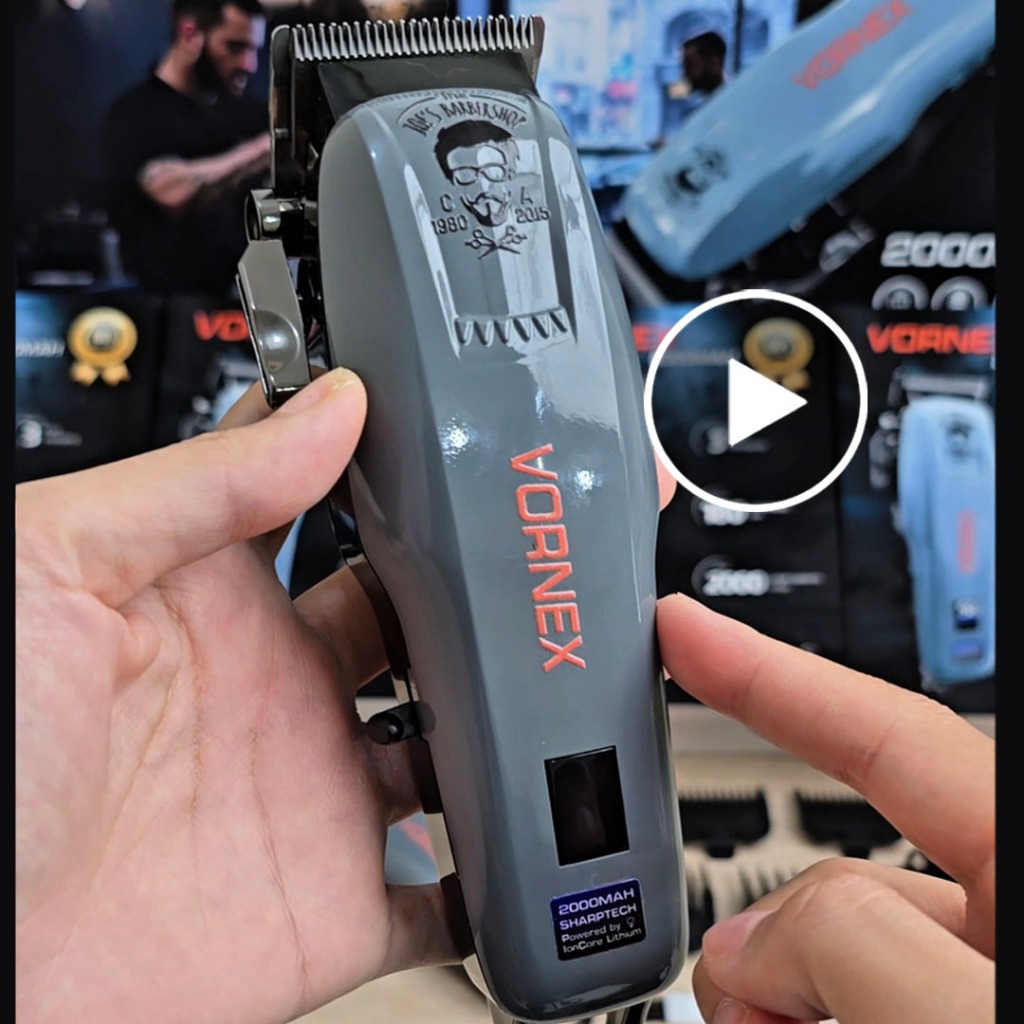 ปัตตาเลี่ยน Vornex 2000mah ปัตตาเลี่ยนตัดผม ปัตตาเลี่ยนตัดผมชาย ซื้อปัตตาเลี่ยนแล้วตัดไม่เข้า‼️ ปัตตาเลี่ยนไร้สาย VORNEX