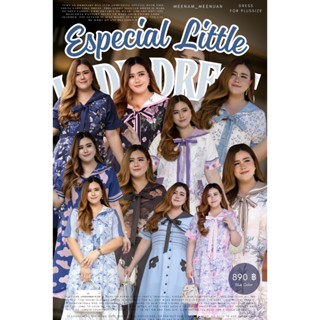 DR358 เดรสปกเรือมีโบว์ พร้อมส่งบางสี เดรสคนอ้วน ไซซ์ใหญ่ plu…