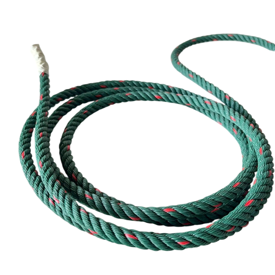 (10 - 50เมตร) เชือกไนล่อน เชือกขี้ม้า ขนาด 6มิล เชือกผูก เชือกมัดของ เชือกเขียว เชือกไนล่อนเขียว Nylon Rope - รูปที่ 2