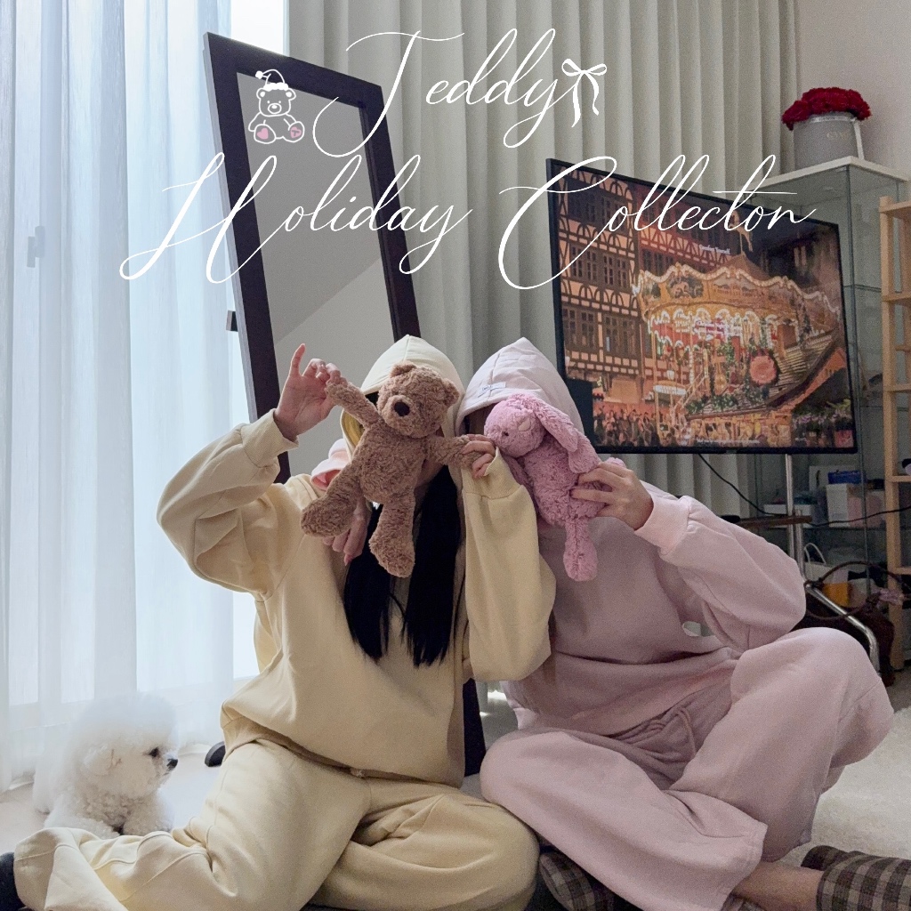 TeddyH. Mellow Series - เซท เสื้อฮู้ด กางเกงวอร์ม