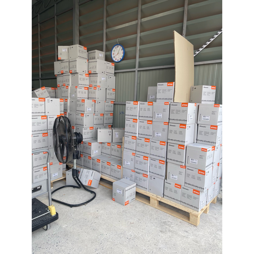 โซ่ STIHL 3/8 , 404 (3623,3636,3860,3622,3652,3958,3653)[ของแท้ 💯 %]ของแท้ข้อต่อมีสัญลักษณ์หลายแบบค่ะ4เหลี่ยม/3เหลี่ยม