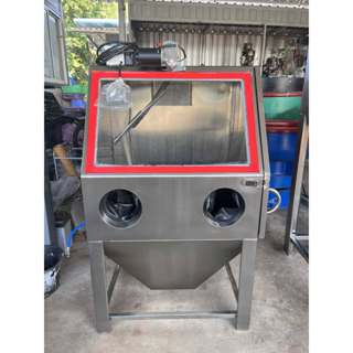 ตู้พ่นทรายน้ำ รุ่นมินิ งานสแตนเลส อุปกรณ์ครบพร้องใช้งาน แถมฟ…