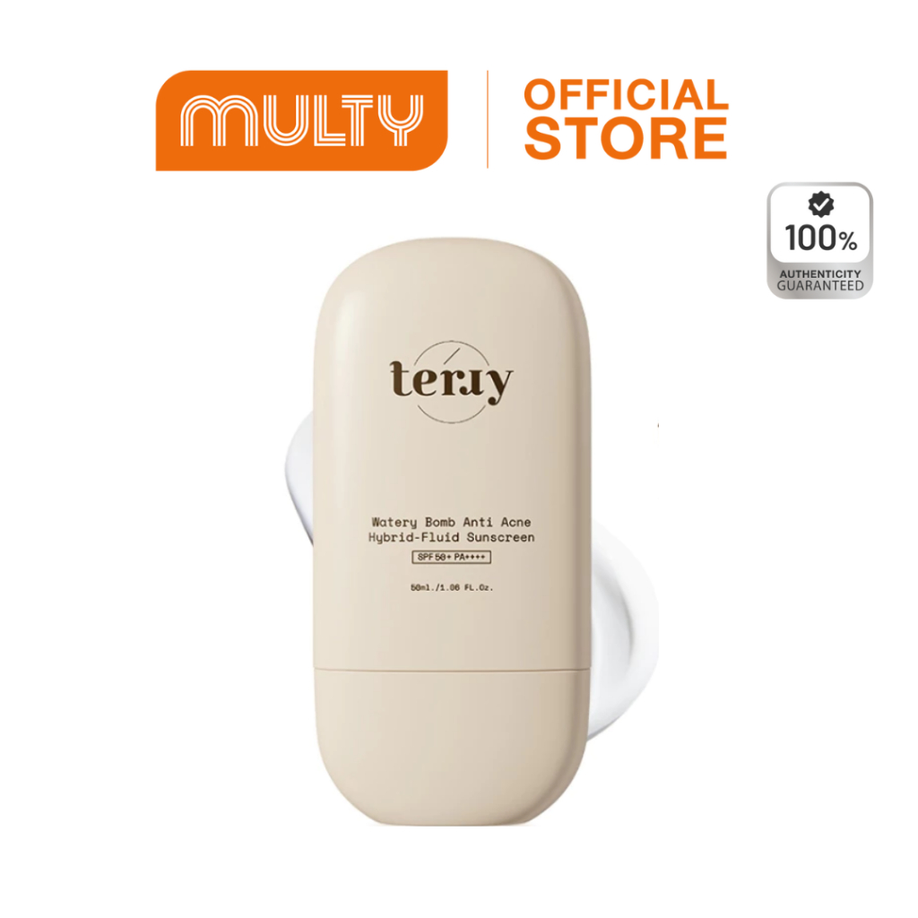 Terry Watery Bomb Anti Acne Hybrid Fluid Sunscreen SPF50+ PA++++ 20 ml.กันแดดหนมปัง