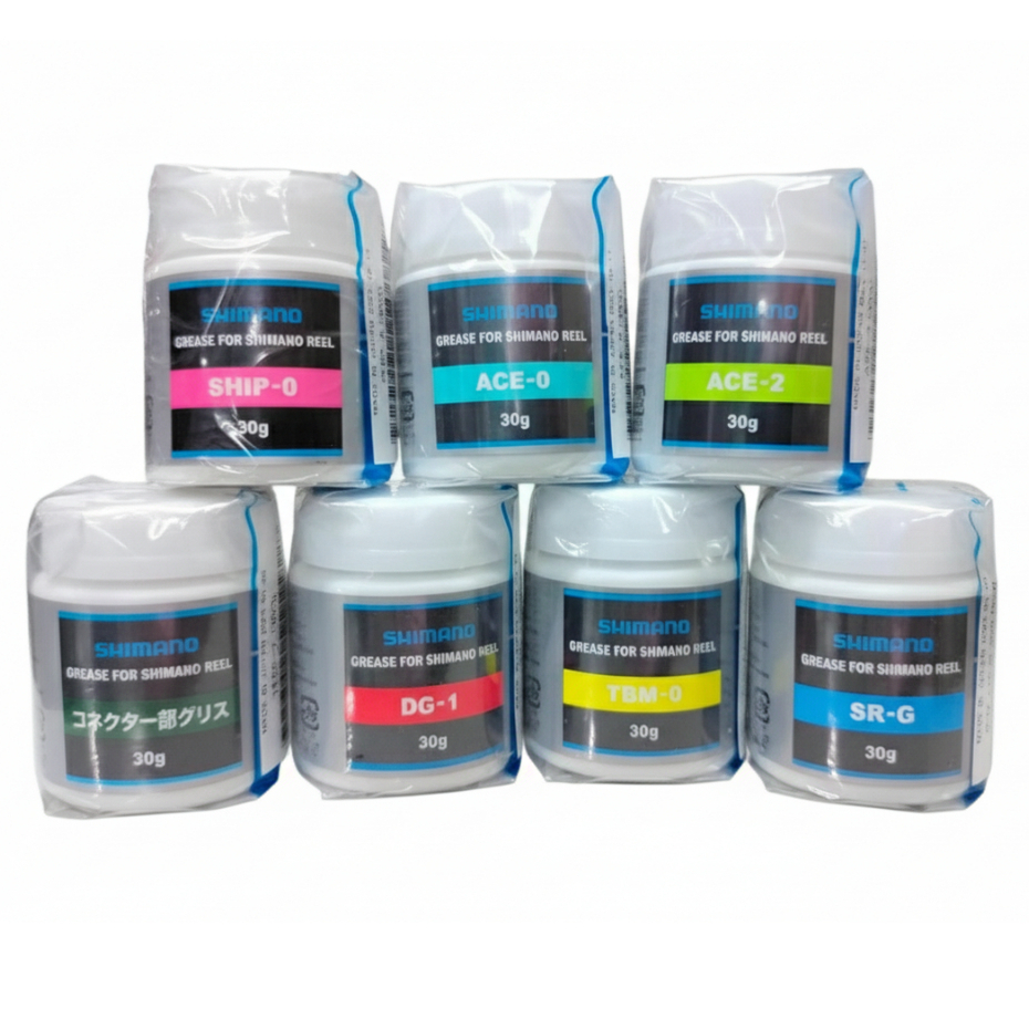 จารบีรอกตกปลา SHIMANO GREASE  กระปุก 30 กรัม แท้!!!ชนิดจารบีดูเพิ่มเติมในรายละเอียดสินค้า