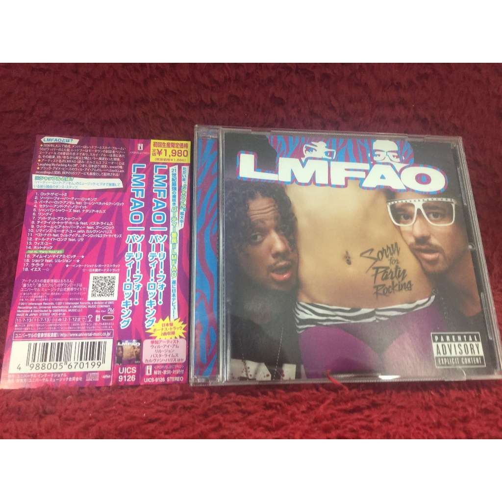CD LMFAO – Sorry For Party Rocking สภาพตามรูปปก ZA162-97