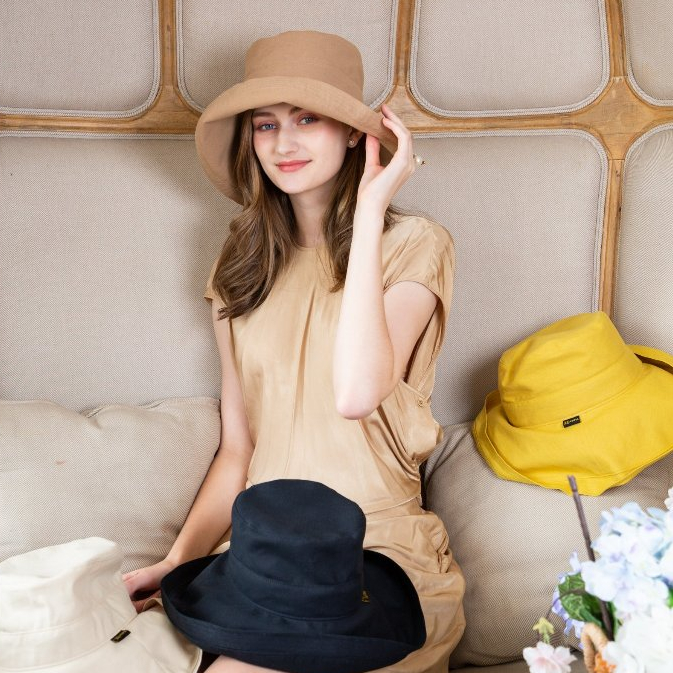 ATIPA Modern Queen Extra Wide Brim Sun Hat หมวกปีกกว้างพิเศษ ป้องกันแดด (Sun UV Protection)