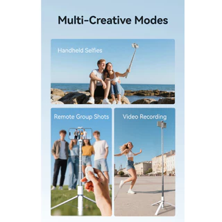 Telesin Tripod Selfie Stick All in One 1.7m / 1.3m ไม้เซลฟี่พกพา