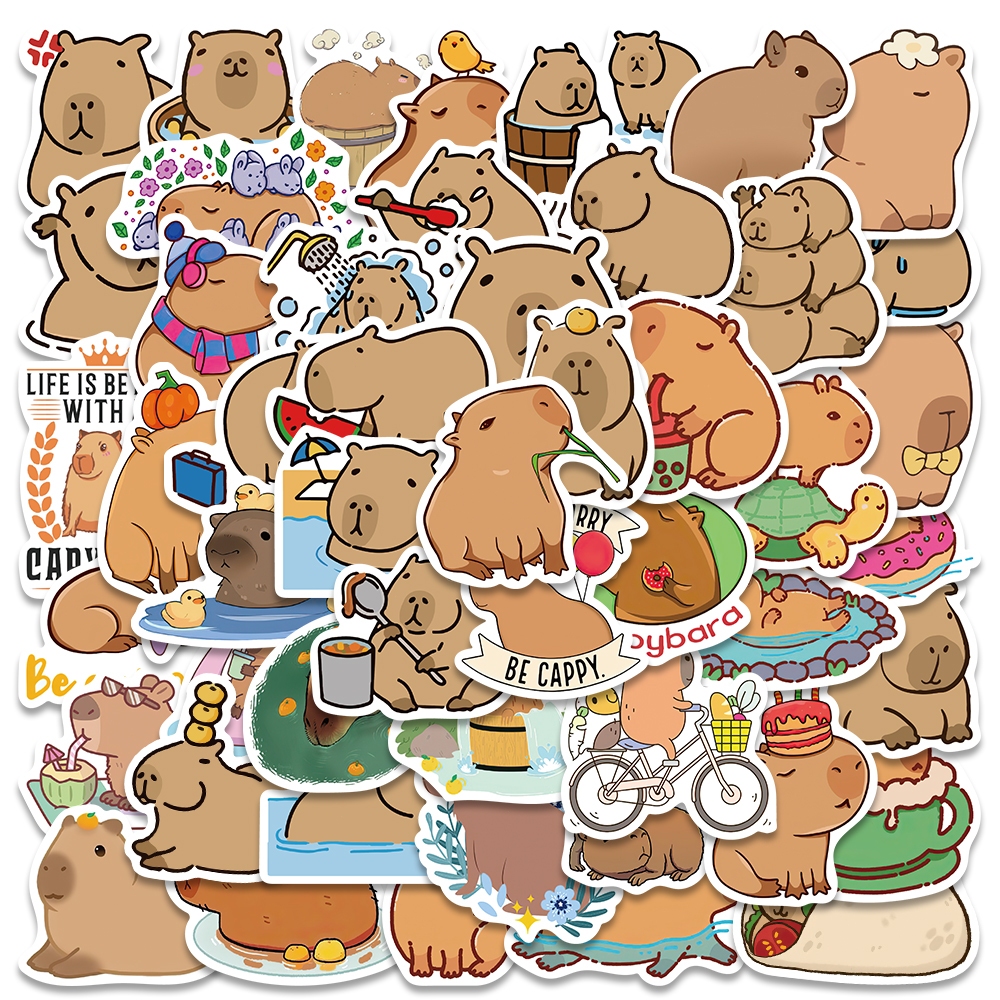 63PCS💥จัดส่งจากประเทศไทย💥stickerรายวัน สติกเกอร์ กันน้ํา ลาย สติกเกอร์สําหรับกระเป๋าเดินทางเคสโทรศัพท์แล็ปท็อปโน้ตบุ๊