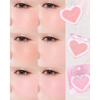 (MC5109) MEILINDA Dreamy Blurry Blush 2.8g เมลินดา บลัชออน เนื้อเนียนละเอียด สีชัด ฟุ้งละมุน ให้พวงแก้มสดใส