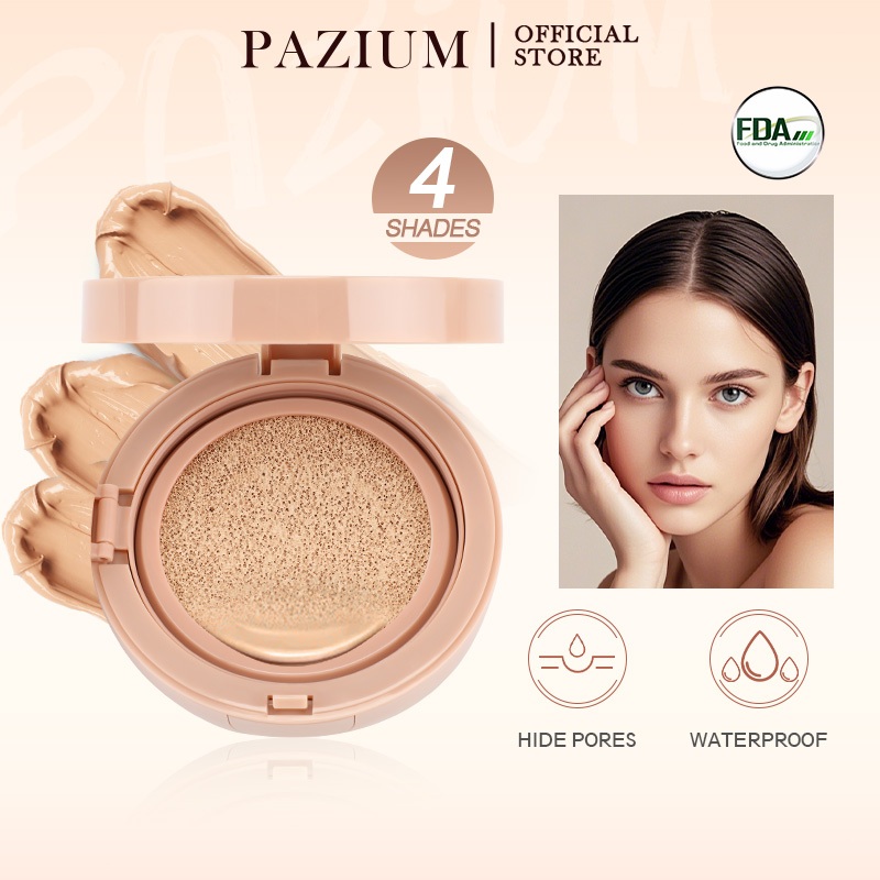 PAZIUM คุชชั่น คุชชั่นรองพื้น Cushion FDA คลูชั่นกันน้ำกันเหงื่อ เนื้อแมตต์ ปกปิดดี บำรุงสีผิว