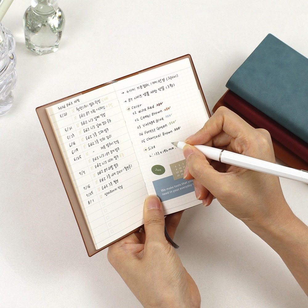 Edit Task Note สมุดบันทึก B7 แบบ To-do List (undated) ไม่ระบุวันที่