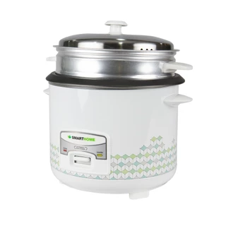 SMARTHOME หม้อหุงข้าวพร้อมซึ้ง 1.8 ลิตร รุ่น SRC1812 RICE COOKER 1.8L รับประกัน 3 ปี พร้อมด้วยซึ้งนึ่ง ทัพพี และถ้วยตวง