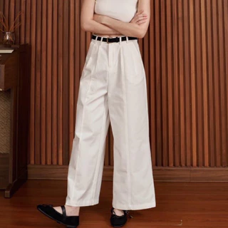 กางเกงยีนส์ขากระบอกใหญ่ รุ่นClaire’ly Pants (P88)
