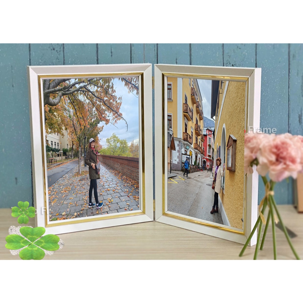 กรอบรูปบานพับคู่ !!กรอบบรูปคู่!!ขนาดภาพ3.5"x5"คู่ ,4x6"คู่ ,5x7"คู่ ,6x8"คู่ ,A5คู่, 8x10"คู่, 8x12"คู่ ,A4(ทะเบียนสมรส)