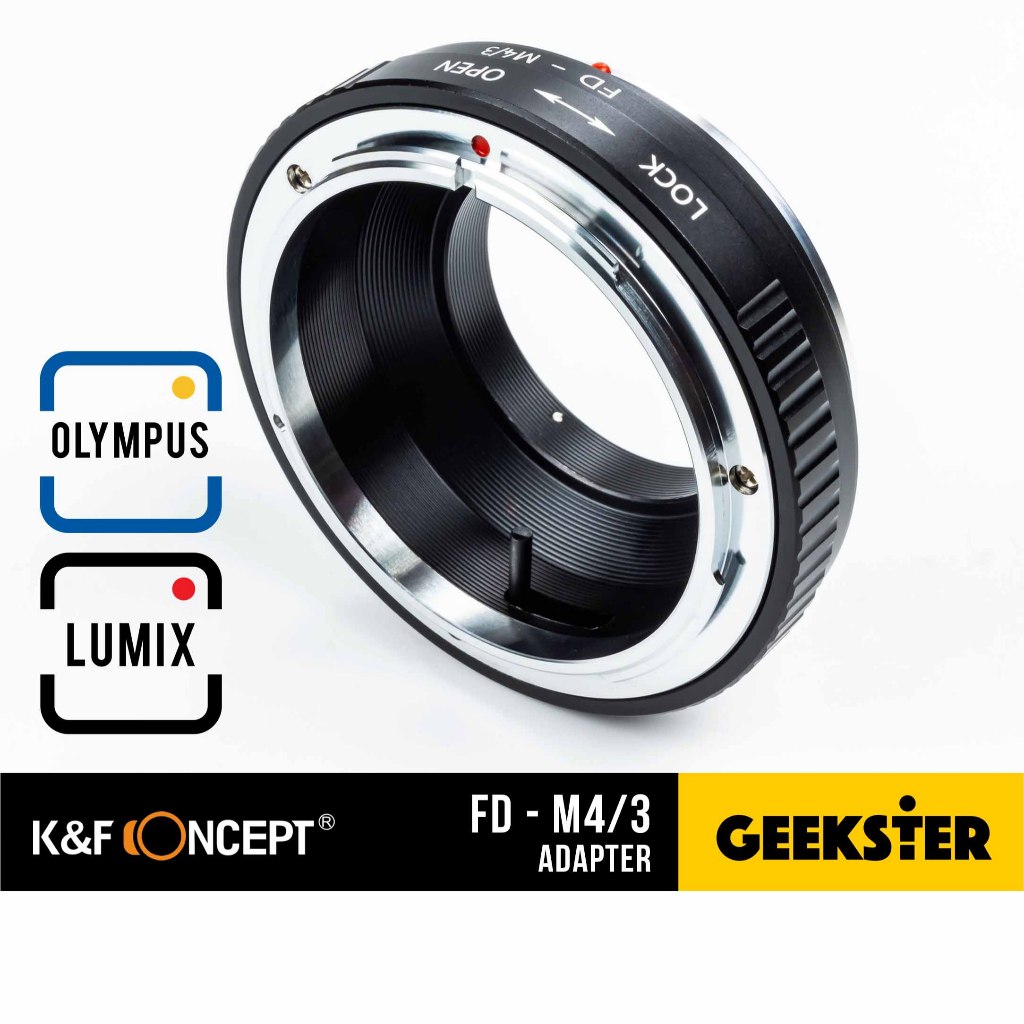 เมาท์แปลง K&F Canon FD-M43 Olympus Lumix ( FD FL - m43 m4/3 fd-m43 เลนส์ อะแดปเตอร์ Lens Adapter )