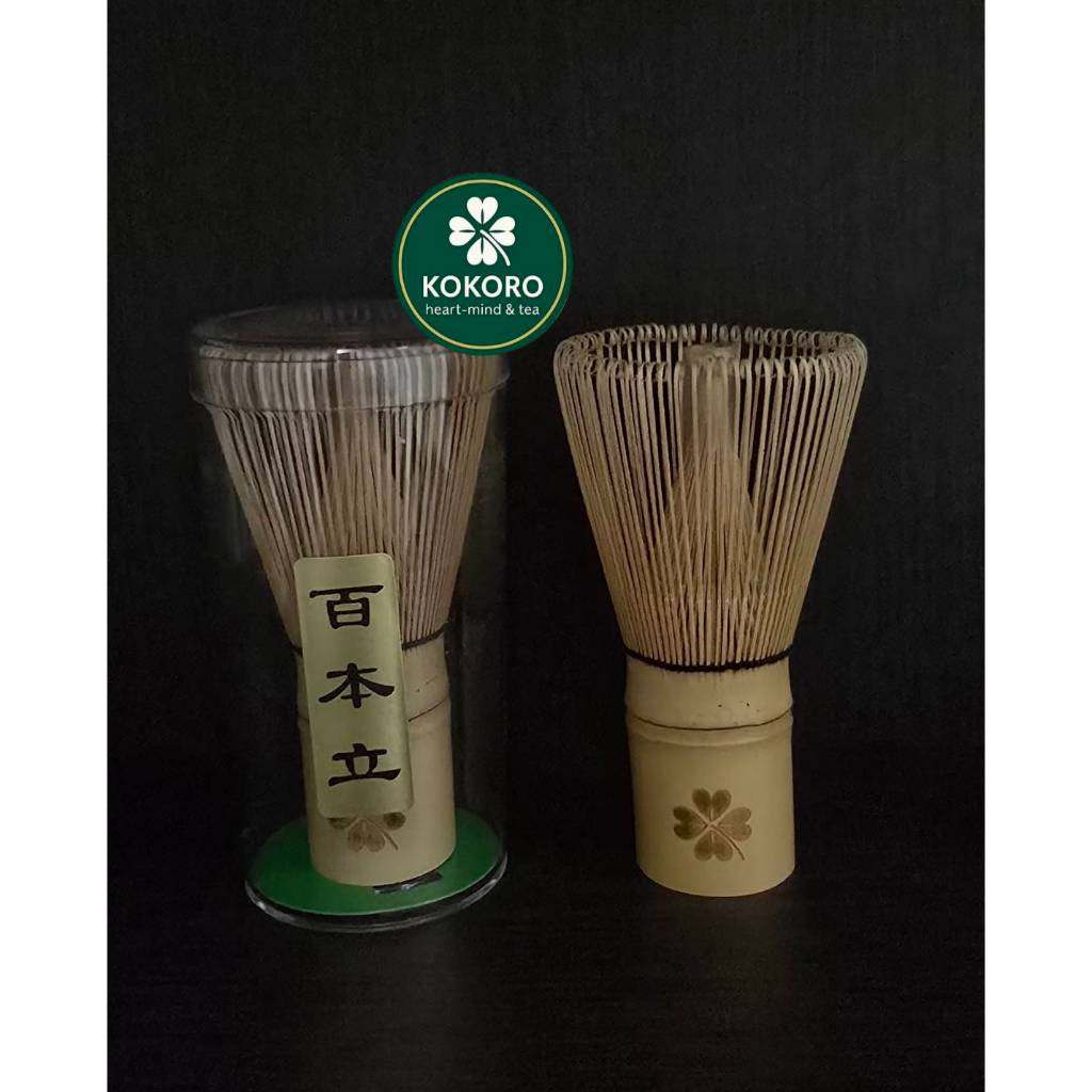 KOKORO🍀แปรงชงมัทฉะไม้ไผ่สีธรรมชาติ 100 ซี่ Handmade Bamboo Matcha whisk