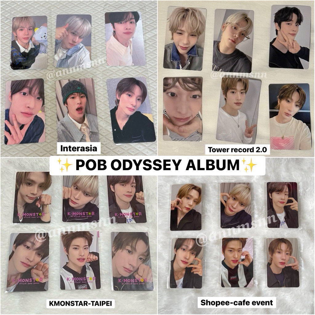 พร้อมส่ง✨ การ์ดเบเนฟิต POB RIIZE อัลบั้ม ODYSSEY - interasia / tower record