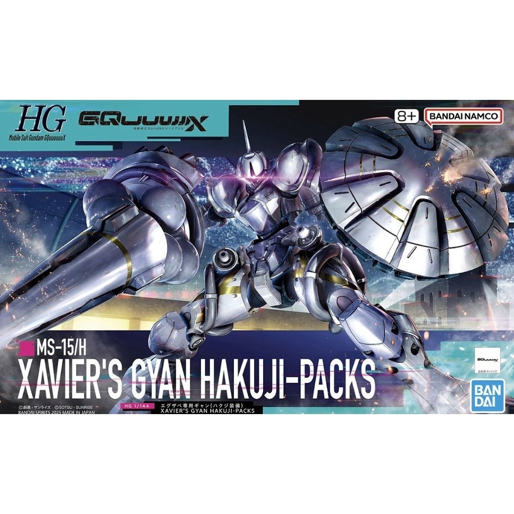 [สินค้าพร้อมส่ง 🇹🇭][HG-GQ 1/144] XAVIER'S GYAN HAKUJI PACKS (GQ)