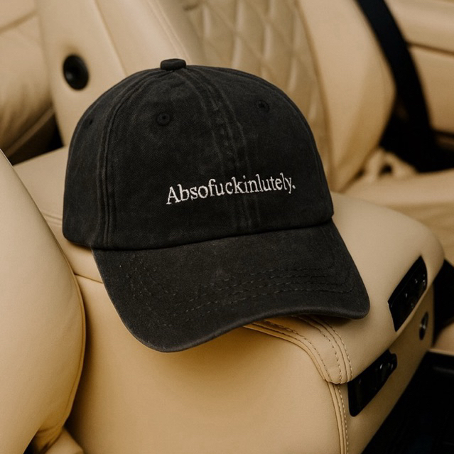VIBE Cap – Absofuckinlutely Edition หมวกมินิมอล Absofuckinlutely รุ่น VIBE เท่เรียบ ใส่ได้ทุกวัน