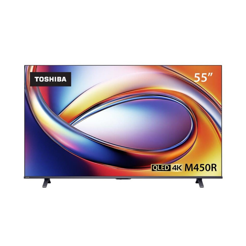 TOSHIBA ทีวี 43M450NP สมาร์ททีวี 55นิ้ว 4K Regza QLED รุ่น M450 ปี 2025